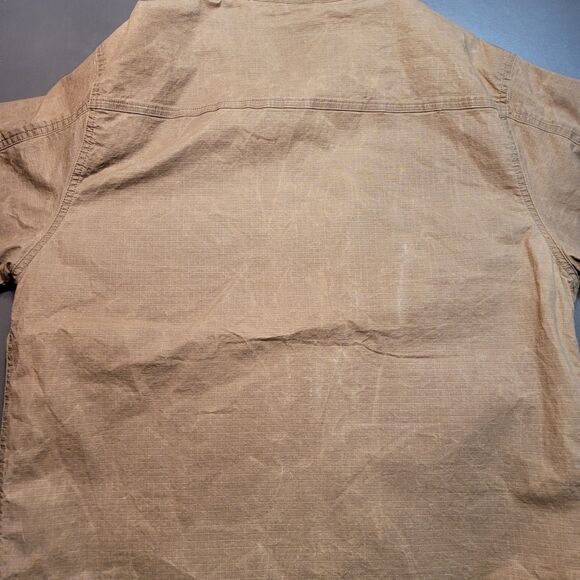 Flint and Tender Waxed Trucker Field Jacket Mens Large Made In China EXCELLENT - Picture 7 of 9